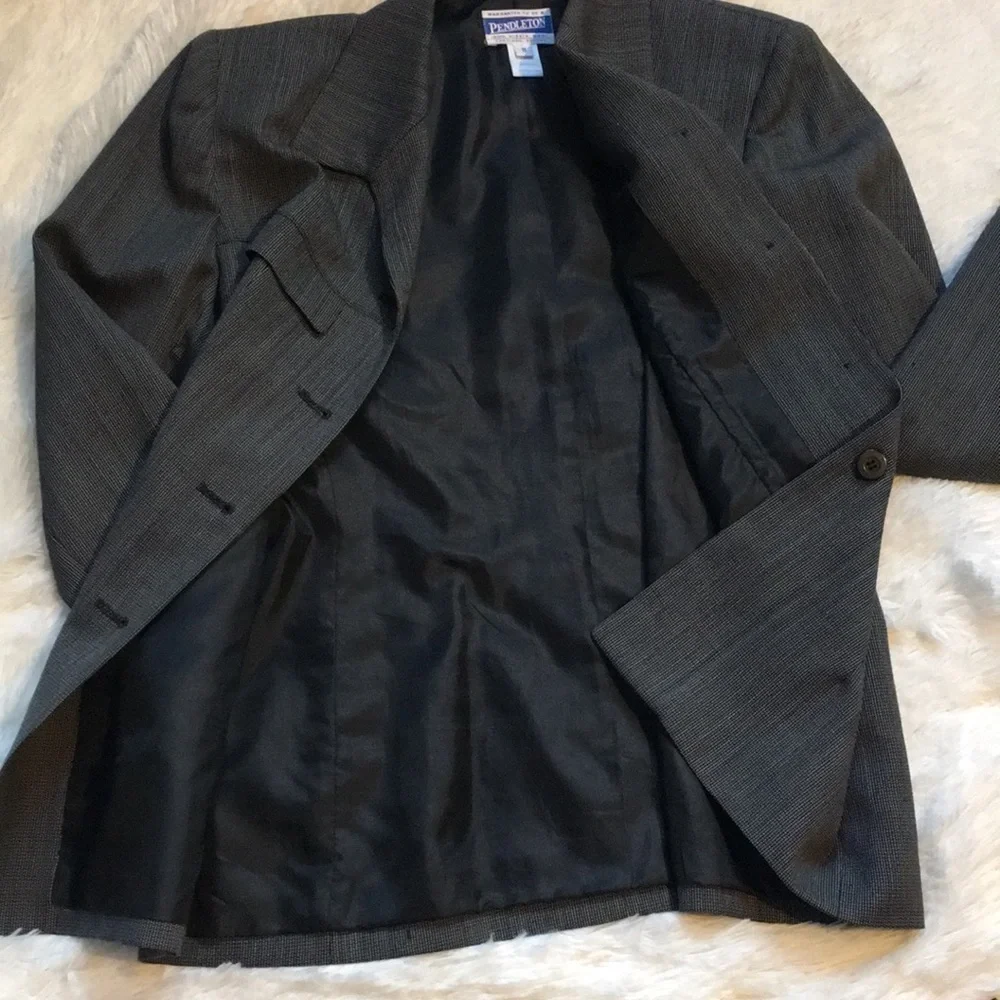 VINTAGE PENDLETON WOOL PANTSUIT #pantsuitnation - Picture 3 of 7